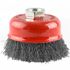 Wire Cup Brush Crimped Plain 75mmxm14 Blister